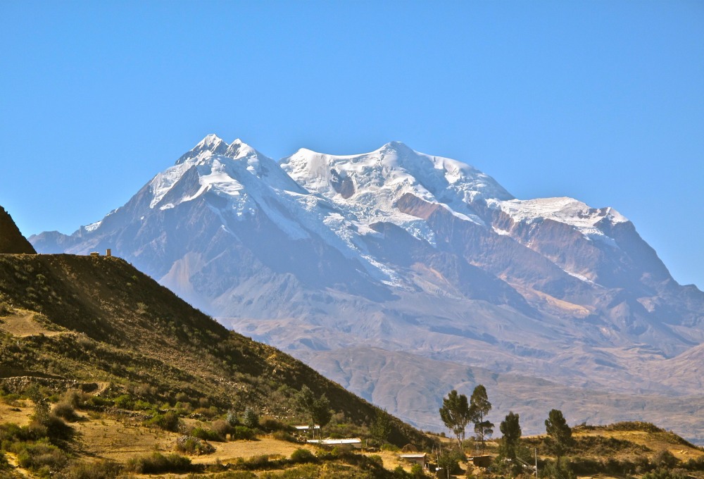 Fahrt zum Basislager des Illimani
